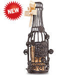 Champagne Cork Cage Bottle Ornament