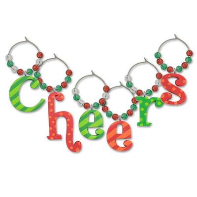 Cheers My Glass Wine Glass Charms