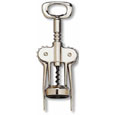 Chrome Plated Deluxe Wing Corkscrew (Auger Worm)