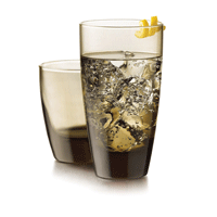 Libbey Classic 16-Piece Glassware Set, Mocha