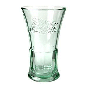 Vintage Coca-cola Libby Glass 6 Stained Glass Drinking Glass 