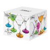Libbey Z-Color Martini 9oz Glassware (Set of 4)