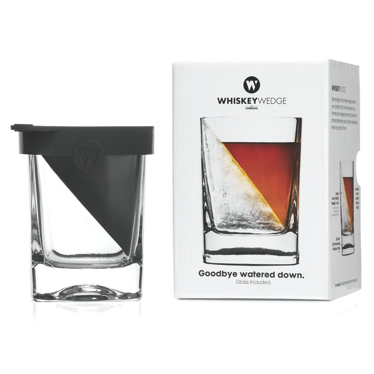 Corkcicle Whiskey Wedge Glass