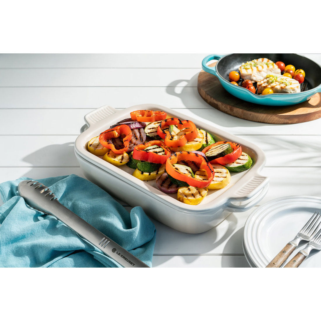 Le Creuset Heritage Covered Rectangular Casserole Dish, Stoneware