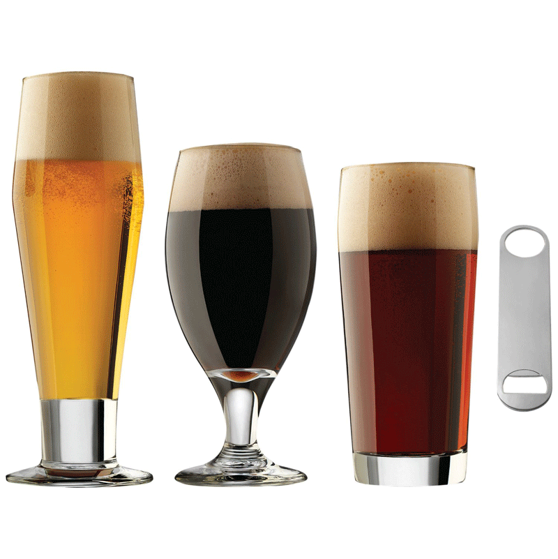 Libbey Craft Beer Glass Barware, 6-Pc. Set