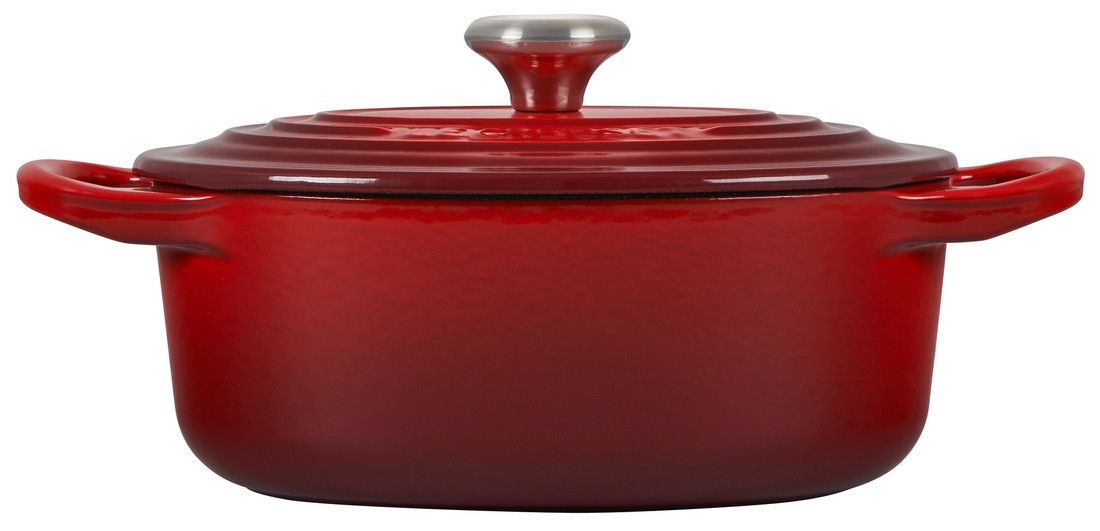 Le Creuset 5qt Signature Oval Dutch Oven - Cerise / Cherry Red