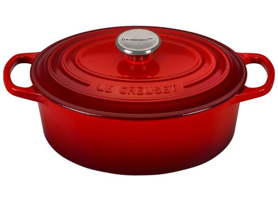 Le Creuset Signature 15.5 Quart Oval Enameled Cast Iron Dutch Oven