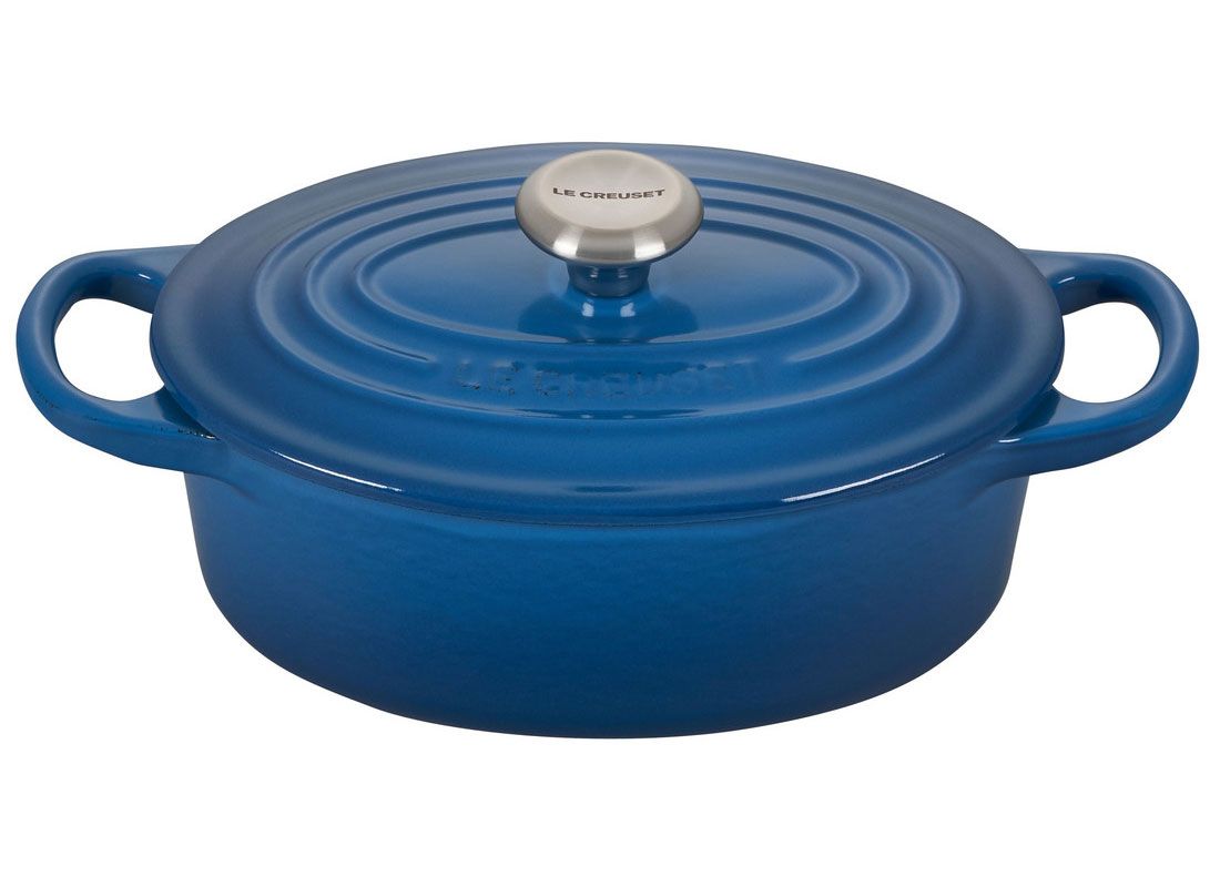 Le Creuset Signature 15.5 Quart Oval Enameled Cast Iron Dutch Oven - Marseille