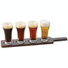 Libbey Craft Brews Beer Flight 6-Ounce Clear Pilsner Glass Set (Set of 5)