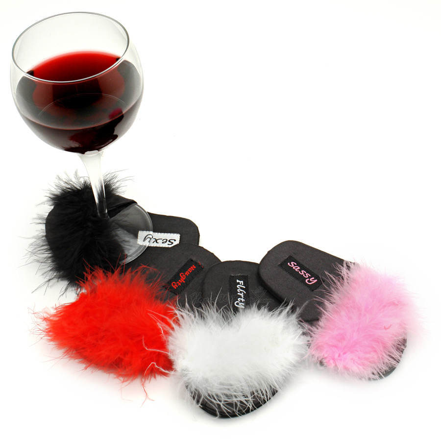 Glamour Girls Flip Flop Coasters - Set of 4