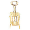 Gold-Plated Grape Design Wing Corkscrew (Auger Worm)