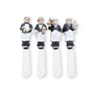 Guy Buffet Motif Cheese Spreaders