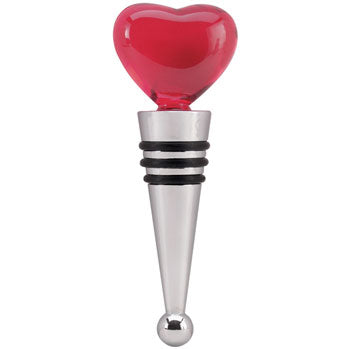 Red Heart Bottle Stopper