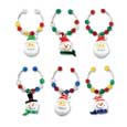 Holly Jolly Bunch Wine Glass Charms