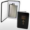 Holy Bible 4 oz. Flask: w/ Secret Compartment