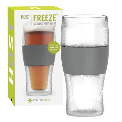 True Host Freeze Cooling Beer Pint Glass
