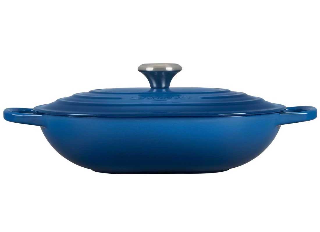 Le Creuset #40 Roaster Blue Lasagna Pan Enamel Cast Iron Baking Casserole  Dish