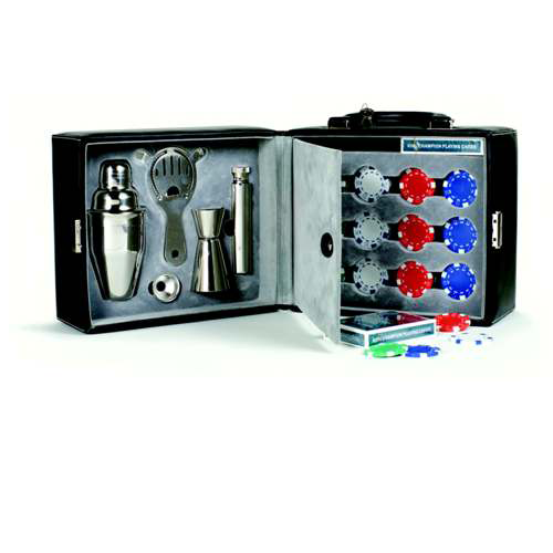 Martini Gambling Set with Case