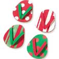 Merry Flip Flop Coasters - Set of 4