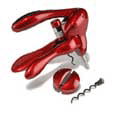 Metrokane Rabbit Corkscrew W/ Free Foil Cutter - Red