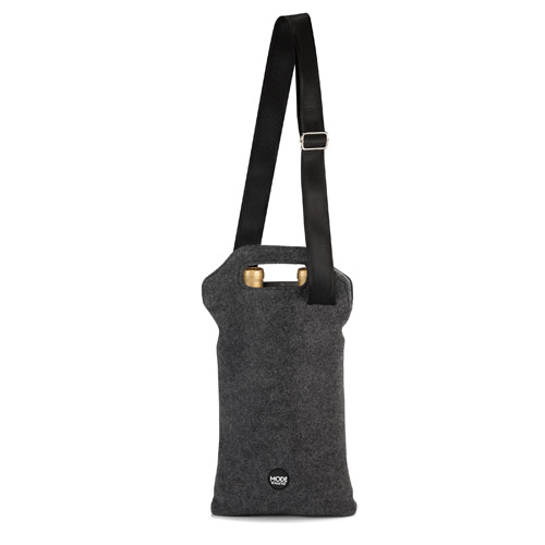 Picnic Time Mode Collection 2-Bottle Tote- Grey