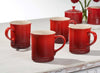 Le Creuset 14 Ounce Stoneware Mugs - Set of 4