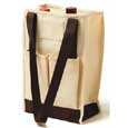 Nantucket Pebbled Sand Bar 2 Bottle Wine Tote