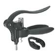 Oggi Wine Bottle Lever Corkscrew  - Black