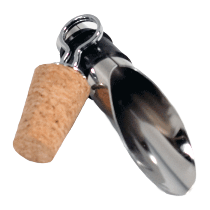 Drip Free Stainless Steel Pourer & Cork Stopper