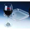 Party Plate w/ Built-In Stemware Holder (Set of 4)
