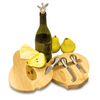 Picnic Time Pear Cheese Board