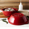 Emile Henry Bread/Potato Pot - Burgundy