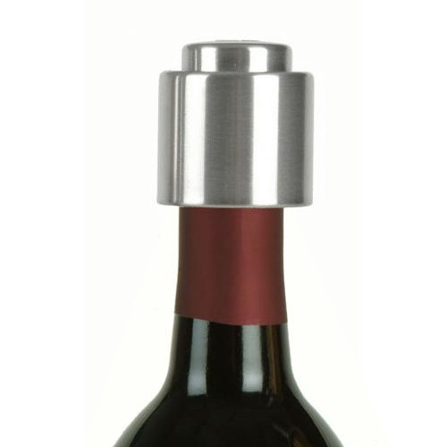 Stainless Steel Push Button Wine Bottle Stopper