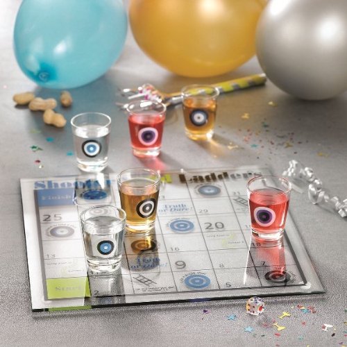 Shoots and Ladders Game Set with Shot Glasses