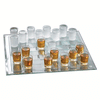 Shot Glass Checkers with 14" Square Checkerboard