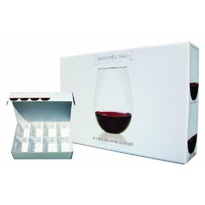 Ravenscroft Crystal Stemless Wine Glasses (Set of 8)