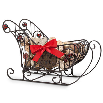 Sleigh Bottle Holder Cork Cage