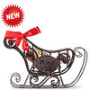 Sleigh Cork Cage Bottle Ornament