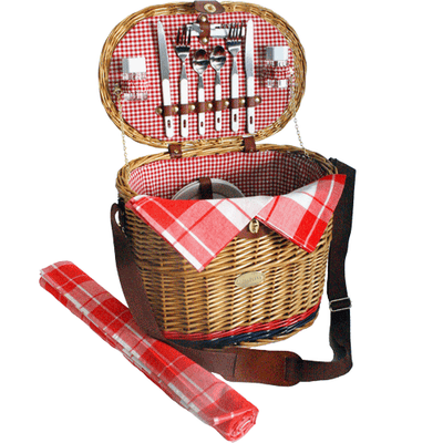 Sutherland Yorkshire Picnic Basket for 2