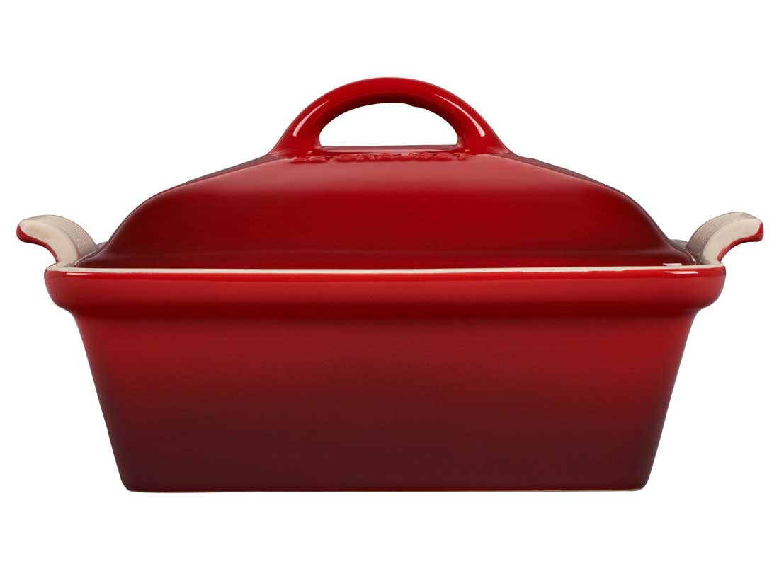 Le Creuset Heritage Covered Square Casserole Dish, Stoneware, 2.5-Quart