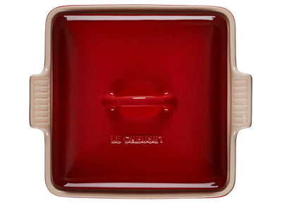 Le Creuset 2.5 Quart Heritage Covered Square Stoneware Casserole