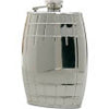 Stainless Steel Barrel Captive-Top Flask - 6 oz