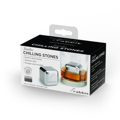 Metrokane Rabbit Jumbo Chilling Stones, Set of 2