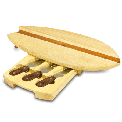 Picnic Time Surfboard Cutting Board - Winestuff