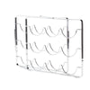Swell 9 Bottle Chrome Wine Rack
