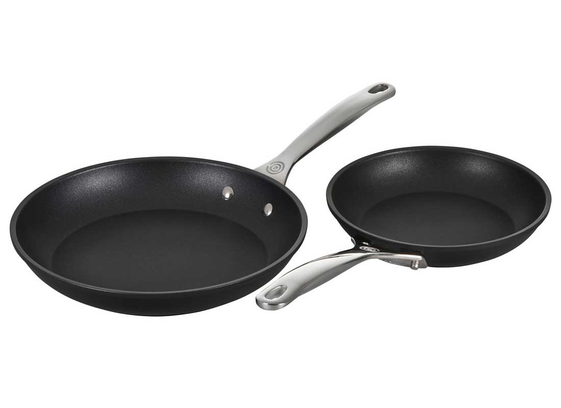 Le Creuset Toughened Nonstick Pro 2 Piece Fry Pan Set (8 & 10 Inch) -  Winestuff