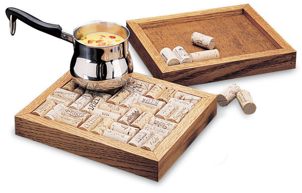 Bamboo Cork Trivet Kit