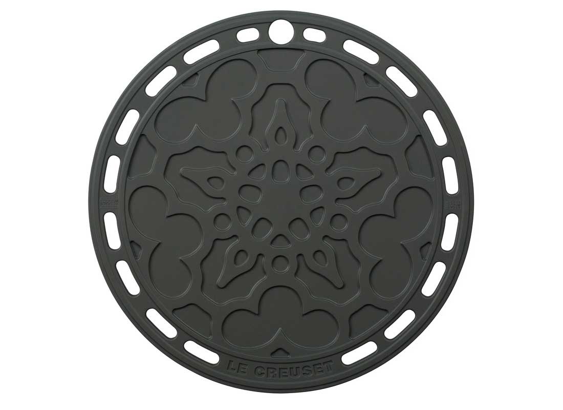 Le Creuset 8 Inch Silicone French Trivet - Oyster
