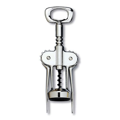 Chrome Plated Deluxe Wing Corkscrew (Auger Worm)