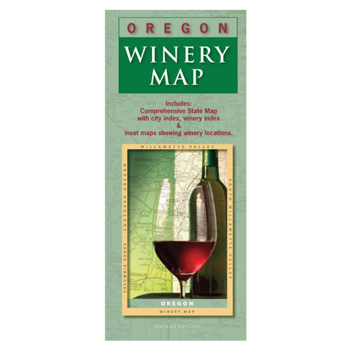 Oregon State Wine Map